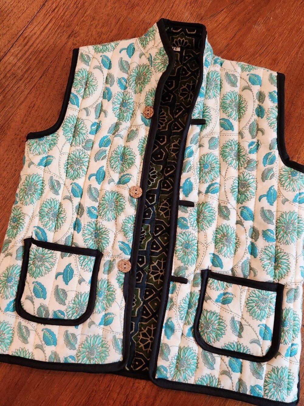 Child's Quilted Reversible vest / 3-4T
